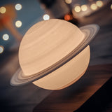 Magnetic levitation desk lamp moon