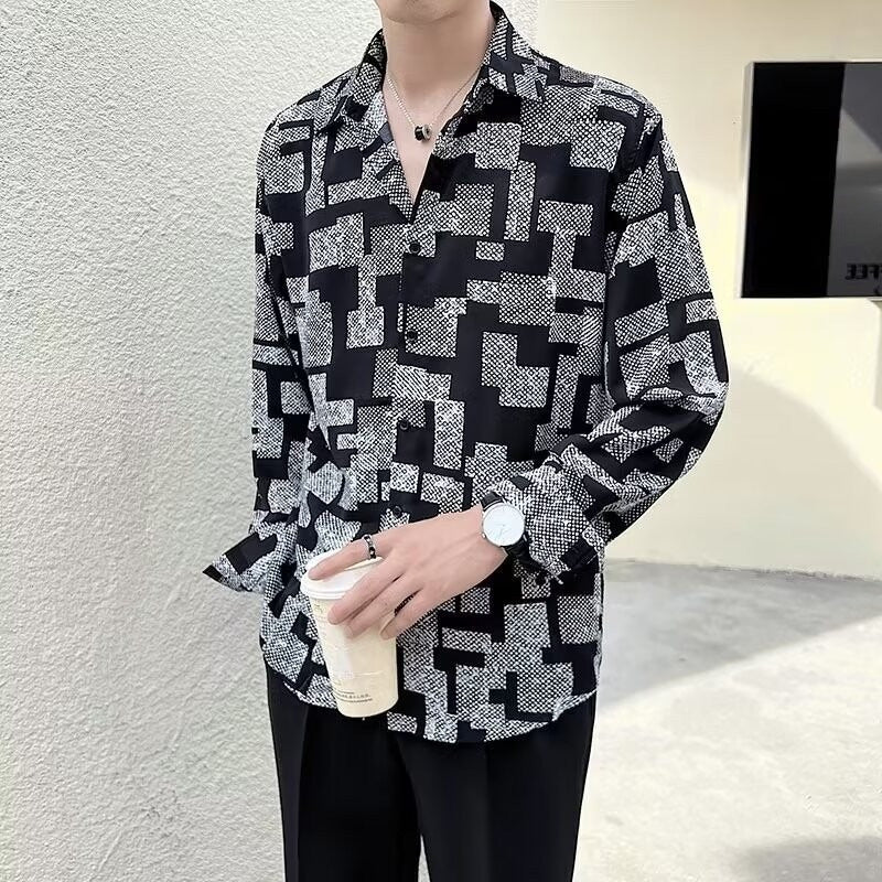 Summer Thin Shirt Men's Long Sleeve Casual