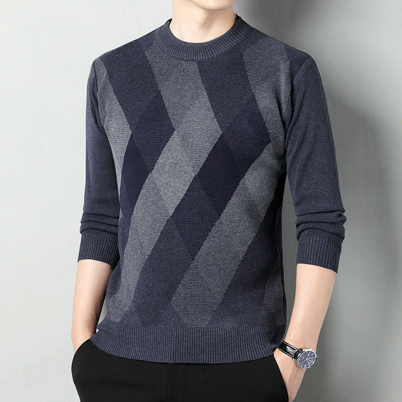 Men's Half-high Collar Sweater Pullover Keep Warm