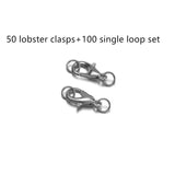 DIY Accessory Set Of 50 Lobster Clasps And 100 Single Circle Combination