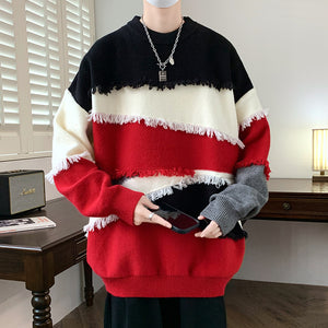 Long Sleeve Sweater Men's Knitwear Korean Style