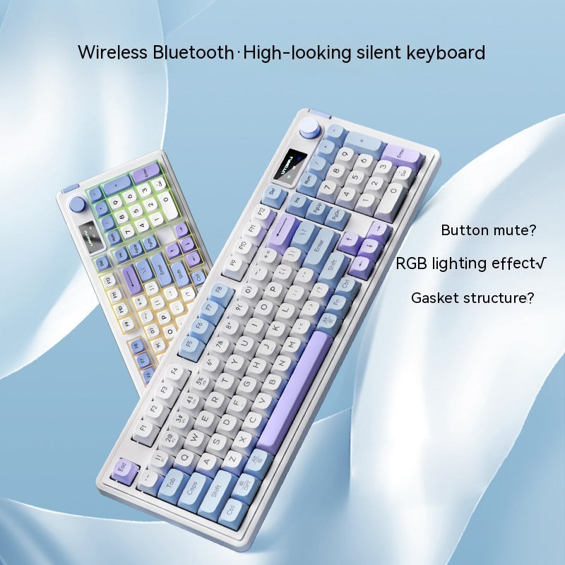 Wireless Bluetooth Mute Keyboard E-sports Office Keyboard