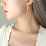 Shell C- Shaped Earrings Female Special-interest Design