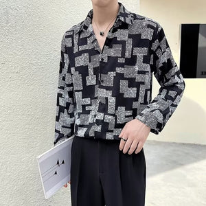 Summer Thin Shirt Men's Long Sleeve Casual