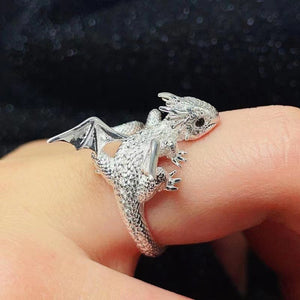 Little Flying Dragon Cute Wild Index Finger Ring