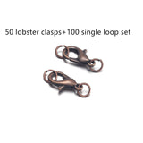 DIY Accessory Set Of 50 Lobster Clasps And 100 Single Circle Combination