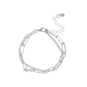 French Retro Double-layer Bracelet For Women