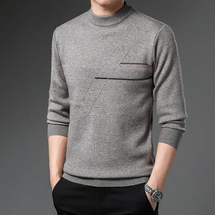 Thickened Sweater Men's Round Neck Loose Casual