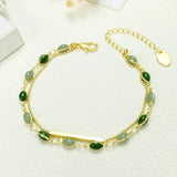 French Retro Double-layer Bracelet For Women