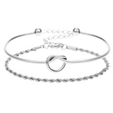 French Retro Double-layer Bracelet For Women