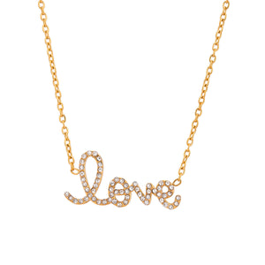 Simple Clavicle Chain Gold Stainless Steel Rhinestone Full Diamond Female