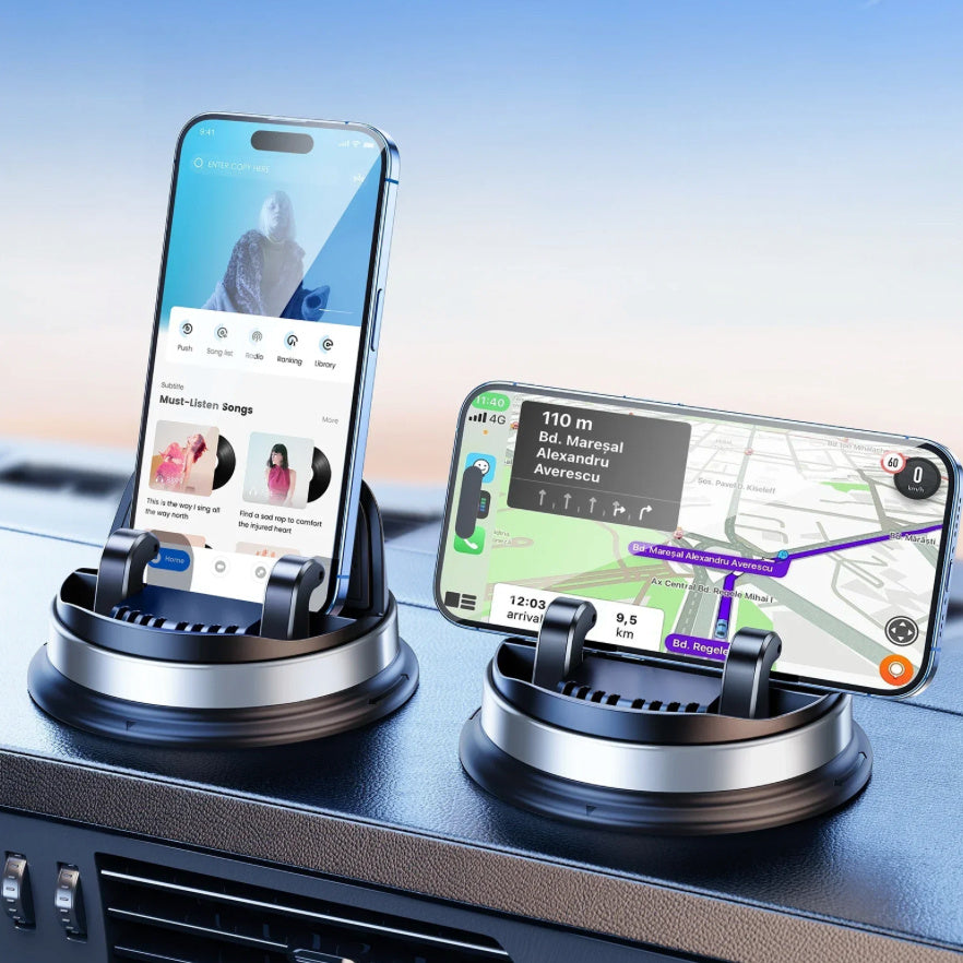 Fixed Central Control Suction Cup Mobile Phone Holder On Dashboard