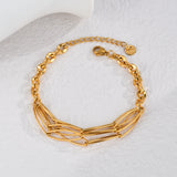 Fashion Multi-layer Gold Chain Necklace Bracelet