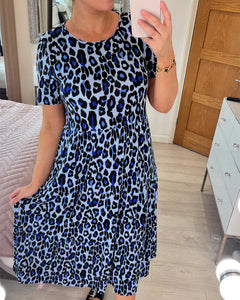 Summer Fashion Sexy Women Clothing Leopard Print Women's Loose Dress