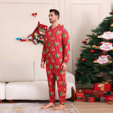 European And American Boys And Girls Long Sleeve Trousers Christmas Family Set