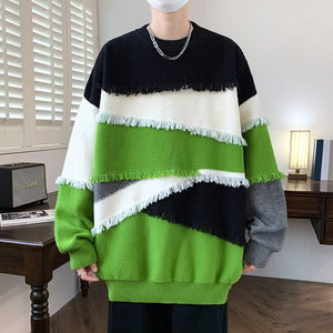 Long Sleeve Sweater Men's Knitwear Korean Style